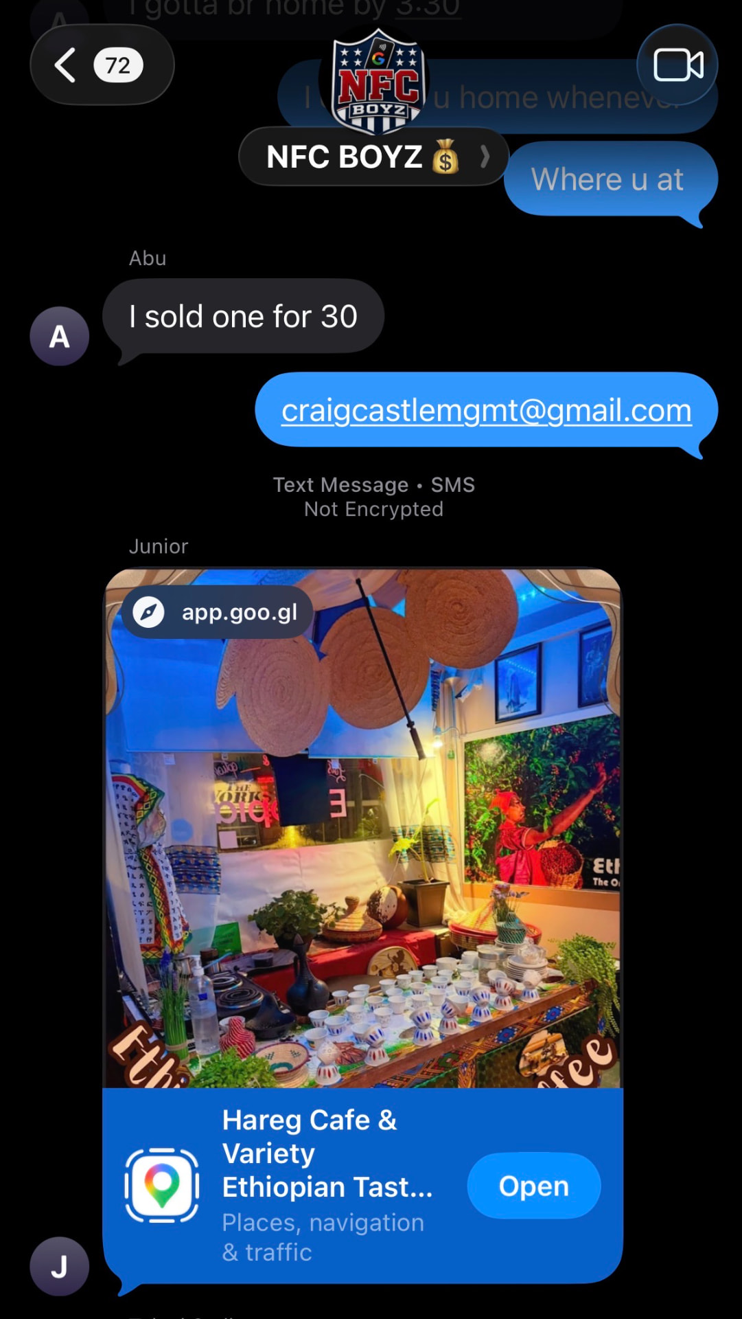 Sold on the spot