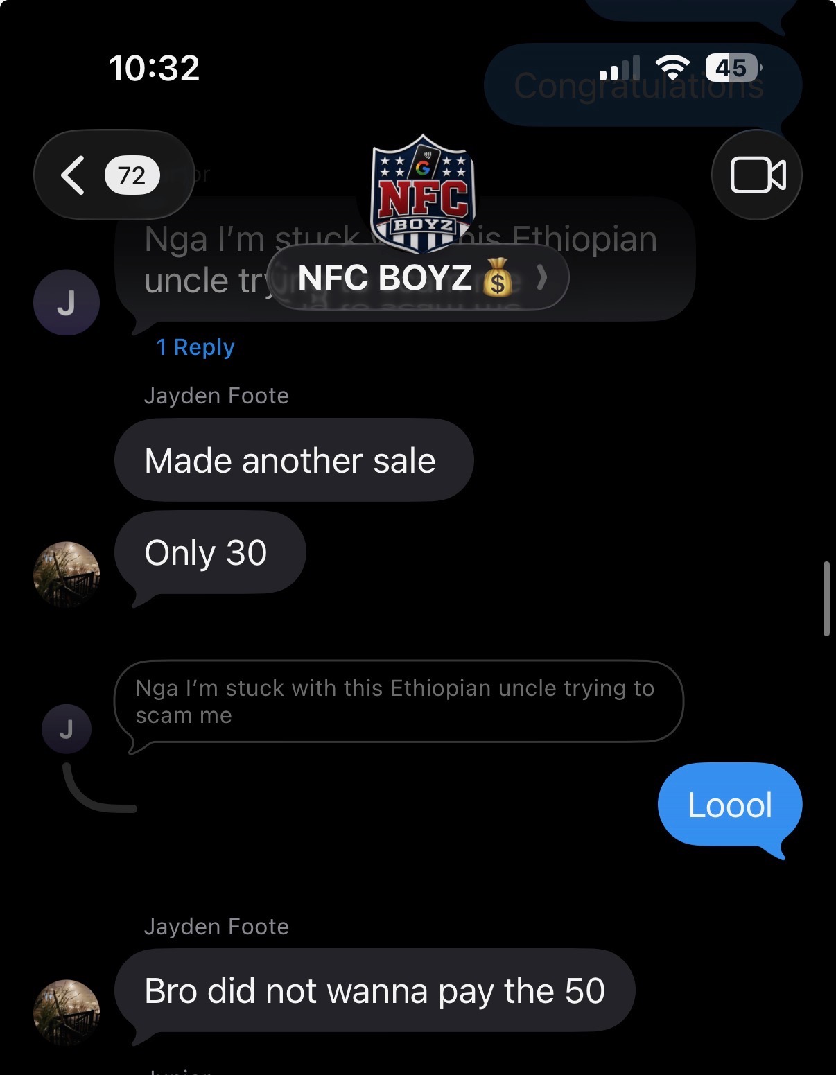 Another sale closed